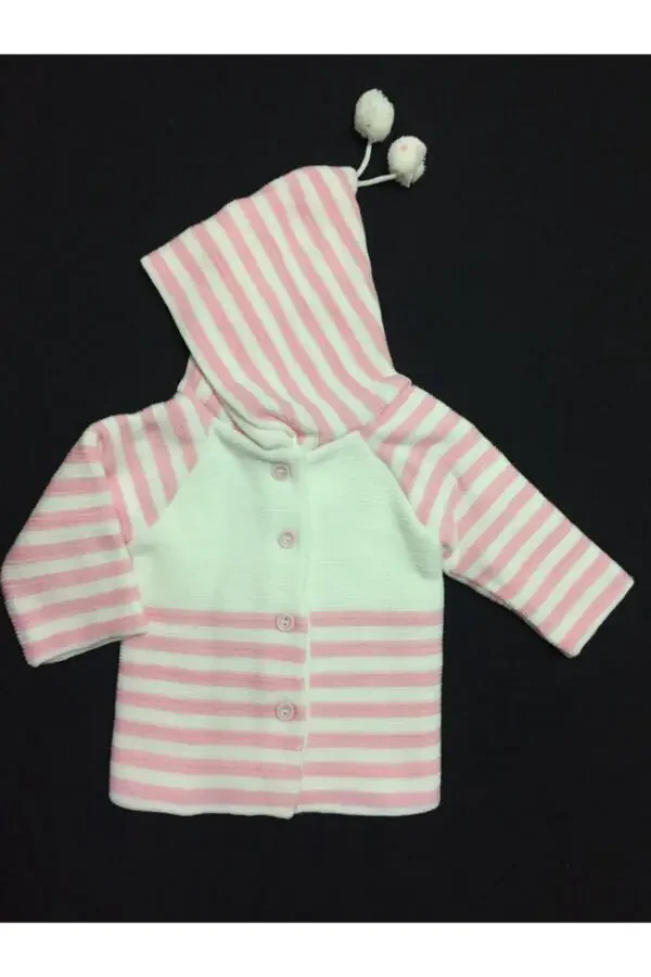 Baby Girl White Cardigan Jacket Baby Outerwear - 2