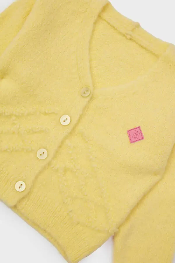 Baby Girl Yellow Cardigan 23FW0BG2411 - 3