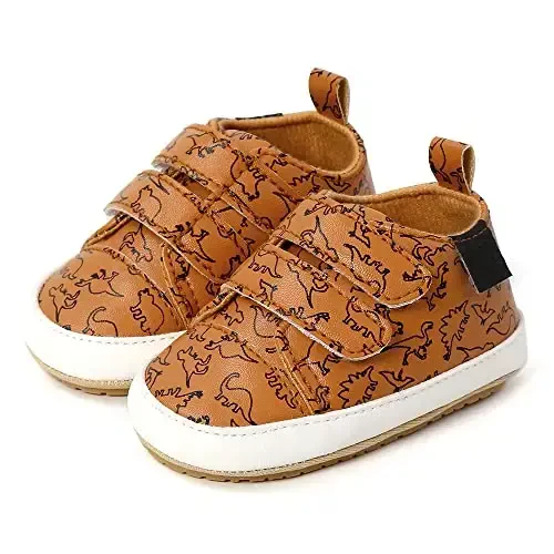 Baby Girls Boys Poyabzal Yumshoq Sirpanishga qarshi Taglik Yangi tug'ilgan Birinchi Yuruvchilar Yuqori Top Canvas Denim Unisex Chaqaloq Krossovkasi - 5