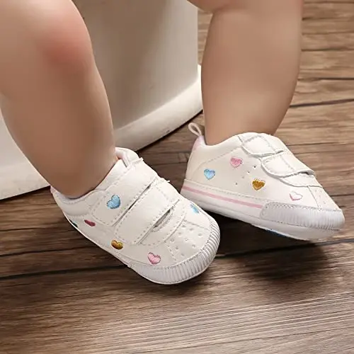 Baby Girls Boys Poyafzallari Yumshoq Sirpanishga qarshi Taglik Yangi tug'ilgan Birinchi Yuruvchilar Yuqori Top Tuval Denim Uniseks Go'dak Krossovkasi - 3