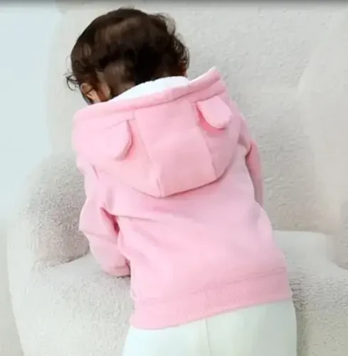 Baby Girls Boys Warm Adorable Hooded Zip Coat for Fall Spring Outerwear 3-24M Kids Jacket - 3