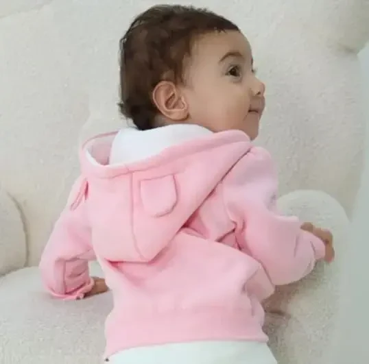 Baby Girls Boys Warm Adorable Hooded Zip Coat for Fall Spring Outerwear 3-24M Kids Jacket - 4