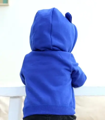 Baby Girls Boys Warm Adorable Hooded Zip Coat for Fall Spring Outerwear 3-24M Kids Jacket - 4