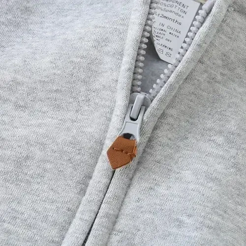 Baby Girls Boys Warm Adorable Hooded Zip Coat for Fall Spring Outerwear 3-24M Kids Jacket - 4