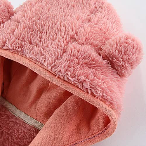 Baby Girls Boys Winter Coats Toddler Warm Fleece Hooded Jackets Newborn Baby Girl Clothes Cute Baby Boy Girl Outfits - 2