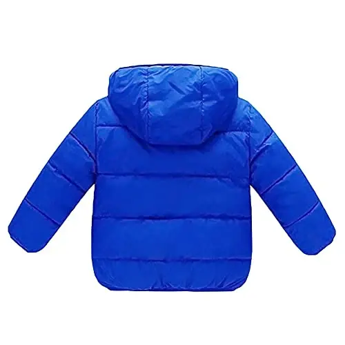 Baby Girls Boys' Winter Fleece Jackets With Hooded Toddler Cotton Dress Warm Lined Coat Outer Clothing - 3
