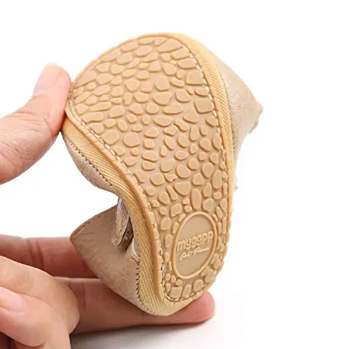 Baby Girls Mary Jane Flats Poyafzal Sirpanmaydigan Yumshoq Taglikli Go'dak Birinchi Yuruvchilar Yangi Tug'ilgan Chaqaloqlar Malika Libos Poyafzallari - 6