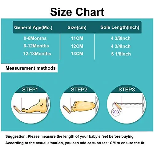 Baby Girls Mary Jane Flats Shoes with Non-Slip Soft Sole Toddler First Walkers Newborn Princess Dress Shoes - 7