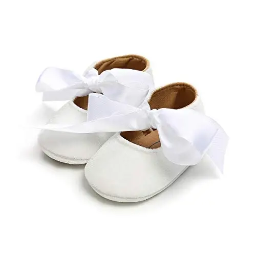 Baby Girls Mary Jane Flats Sirpanmaydigan rezina taglik Kamoncha bolalar malika ko'ylak poyafzali - 1