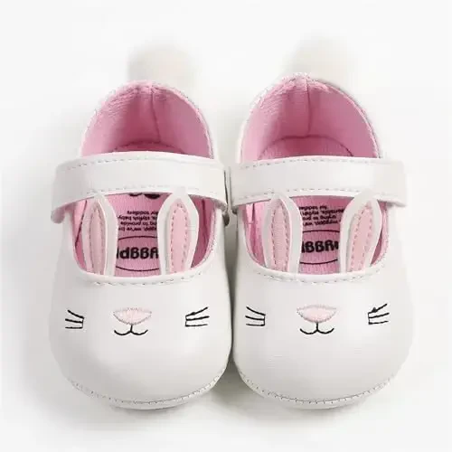 Baby Girls Mary Jane Flats Sirpanmaydigan rezina taglik kamoncha bolalar malika ko'ylak poyafzallari - 3