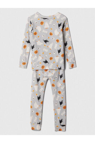 Baby Grey 100% Organic Cotton Halloween Patterned Pajama Set - 22