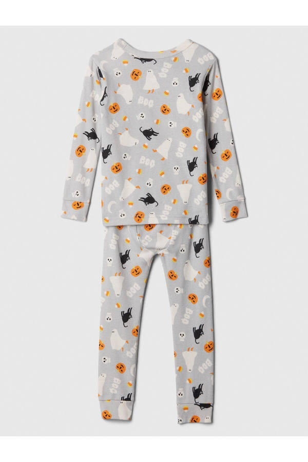 Baby Grey 100% Organic Cotton Halloween Patterned Pajama Set - 13