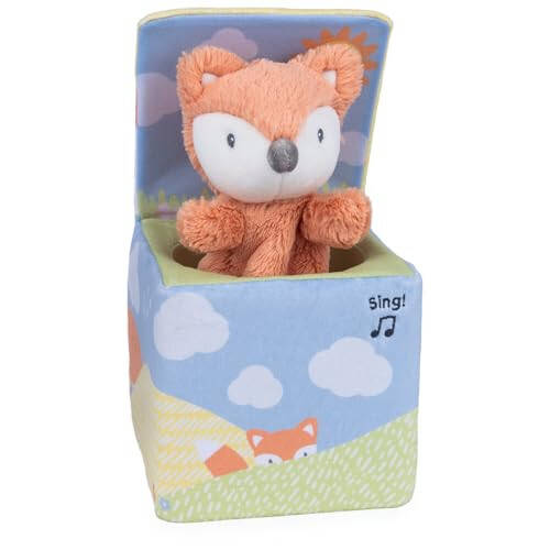 GUND Baby Fox in a Box, Animated Plush Activity Toy for Babies and Infants | Musical Sensory Toy Teaches Cause and Effect, Promotes Self-Soothing and Encourages Tactile Play with Soft Plush Fabrics - 1
