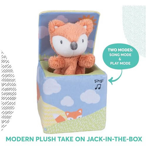 GUND Baby Fox in a Box, Animated Plush Activity Toy for Babies and Infants | Musical Sensory Toy Teaches Cause and Effect, Promotes Self-Soothing and Encourages Tactile Play with Soft Plush Fabrics - 3