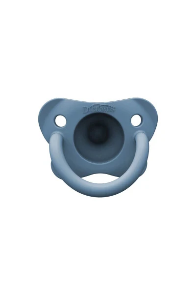 Baby Happypaci Silicone Pacifier 0-6m, Blue, Single Pack - DR.BROWN'S