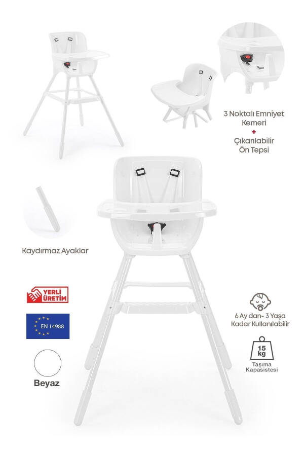 Baby High Chair Baby Dining Table Antilop Portable Chair High Chair - 2
