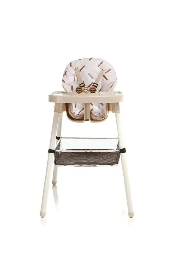 Baby High Chair Feeding Chair Portable Basket Toy Detachable Front Tray - 5