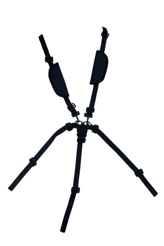 Baby High Chair Safety Belt 5 Point Harness with shoulder pads gift. - 2