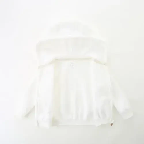 Baby Hoodie Sherpa Lined Zip up Light Fleece Jacket Solid Bear Coat Fall Winter 3-24 M - 2