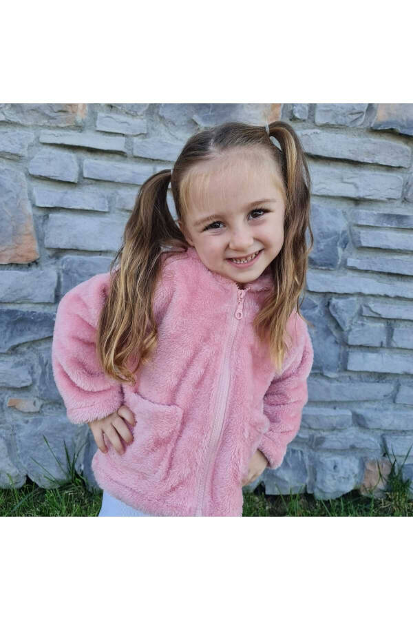 Baby-Kid Plush Hooded Sweatshirt - 9