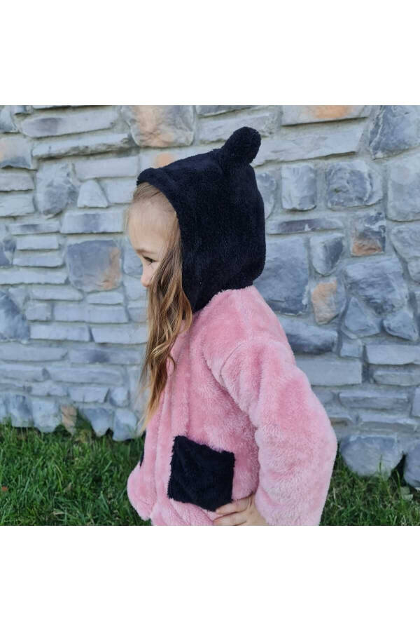 Baby-Kid Plush Hooded Sweatshirt - 12