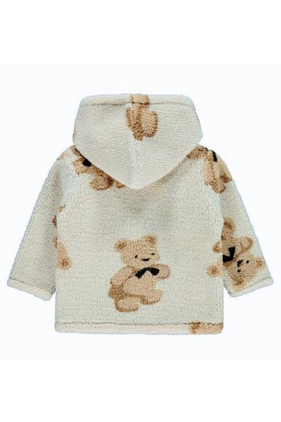 Baby-Kid Teddy Plush Hooded Jacket - 2