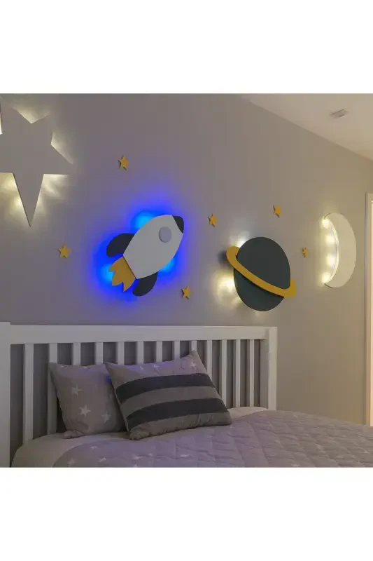 Baby / Kids Room Wall Decoration Lighting Space Theme Kids Room Decor - ARSERGROUP