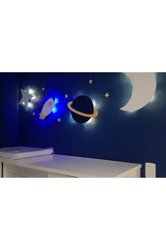 Baby / Kids Room Wall Decoration Lighting Space Theme Kids Room Decor - 4