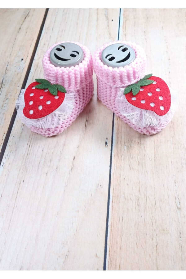 Baby Knit Booties - 1