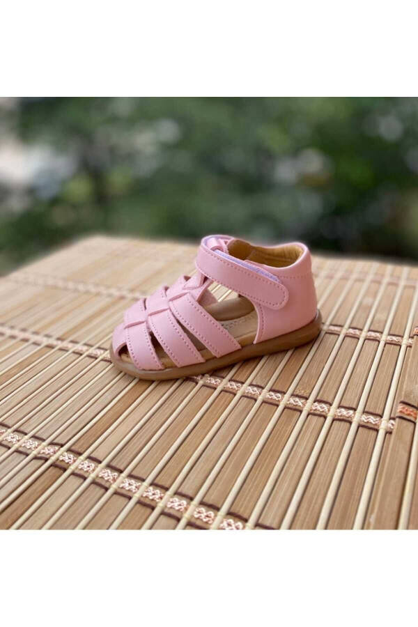 Baby Leather First Step Orthopedic Sole Summer Sandal - 2