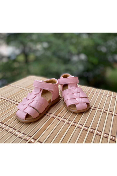 Baby Leather First Step Orthopedic Sole Summer Sandal - 3