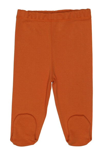 Baby Long Sleeve Snap-Button Romper and Pant Set with Booties, 2 Pack, 100% Organic Cotton - 4