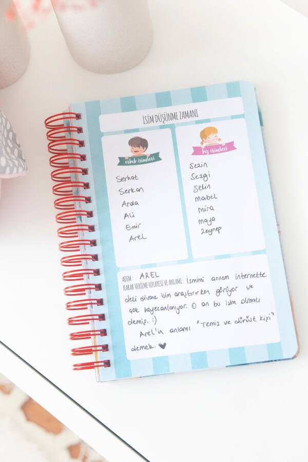 Baby Memory and Mother Pregnancy Diary Album Notebook Boy - 20