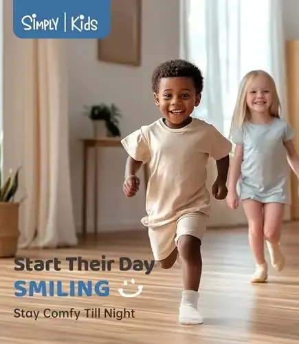 Baby Mid-Crew Paypoqlar Tutqichli (9 Juft) 0-7 Yoshli O'g'il Qiz Bolalar Uchun - 3