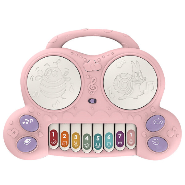 Baby Musical Toys Piano Keyboard Drum Set, Early Learning Educational Musical Instrument Toy, Christmas Gifts, Infant Baby Toys. - 10