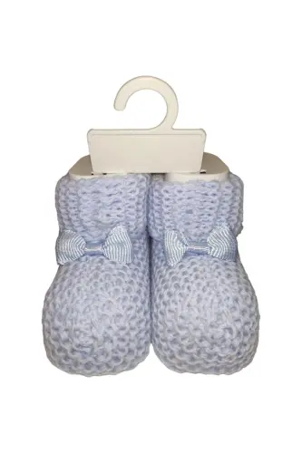 BABY MUSLIN WRAP BIB + SOCKS + BOOTS - 4