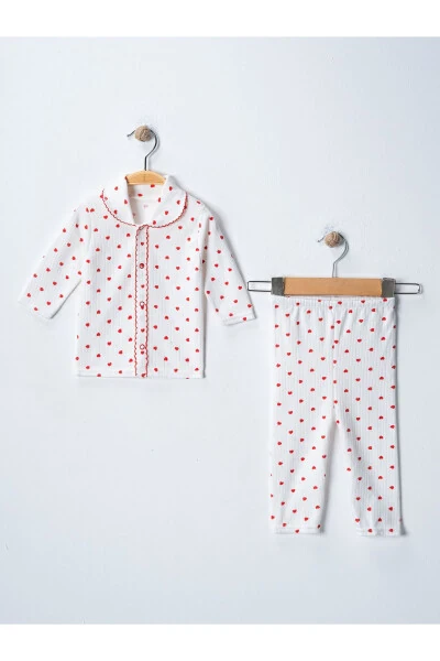 Baby Newborn Infant Girl Boy Cotton Embroidered Pajama Set Gift - BUUFUU (1)