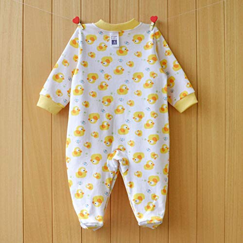 Baby One Piece Romper Soft Cotton Sleepwear Footed Jumpsuit for 0-12 Month Infant - 33