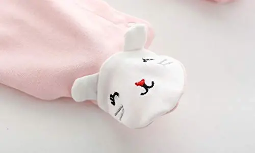 Baby One Piece Romper Soft Cotton Sleepwear Footed Jumpsuit for 0-12 Month Infant - 5