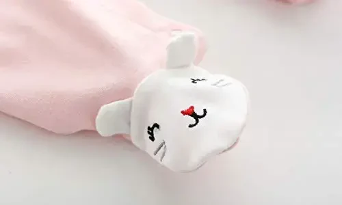 Baby One Piece Romper Yumshoq Paxta Uyqu Kiyimi Oyoqli Kombinezon 0-12 Oylik Chaqaloq uchun - 5