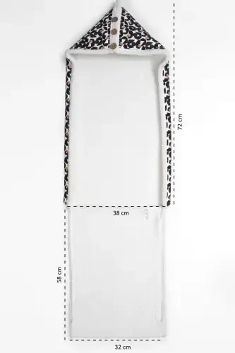 Baby Outer Swaddle Sleeping Bag Fluffy Blanket Bb-502-Multi Color - 3