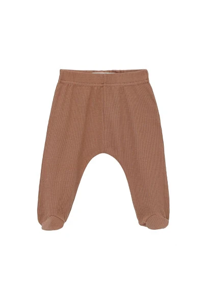 Baby Pants with Booties - SAND MOTHER