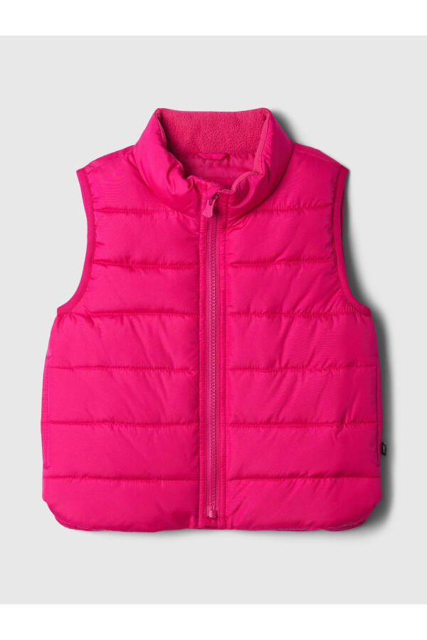 Baby Pink Puffer Vest - 3