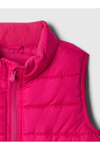 Baby Pink Puffer Vest - 4