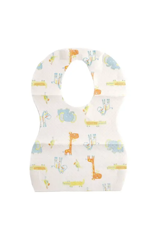 Baby Plus Disposable Baby Bibs, 6 Count - 1