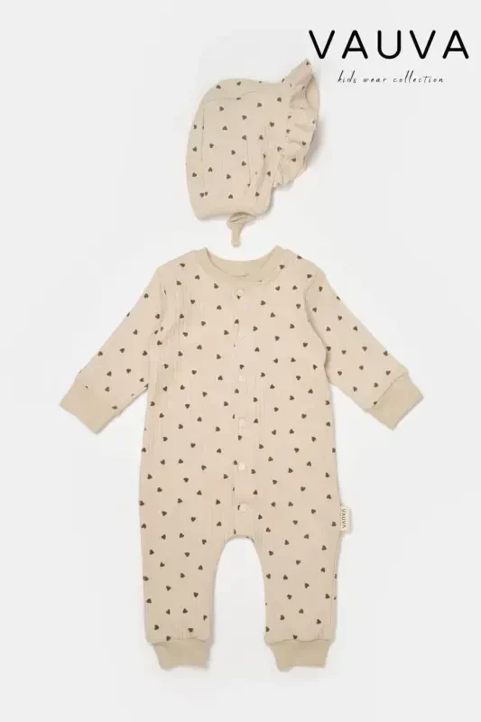 Baby Romper for Girls and Boys - 3-24 Months - Seasonal Hat Romper - VAUVA