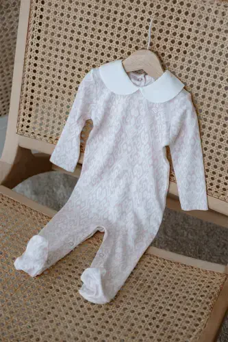 Baby Romper - Ikat / Pink - 3