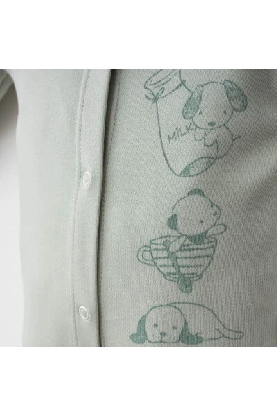 Baby Romper Set 100% Cotton Dog Themed Hat And - 5