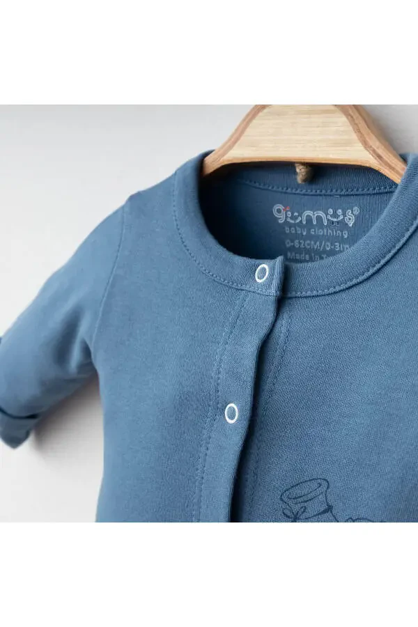 Baby Romper Set 100% Cotton Dog Themed Hat And - 2