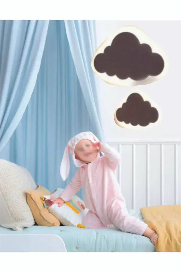 Baby Room Lighting 2-Piece Cloud Set - 3